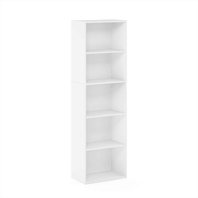 Luder Bookcase / Bookshelf / Storage Shelves, 5-Tier, French Oak