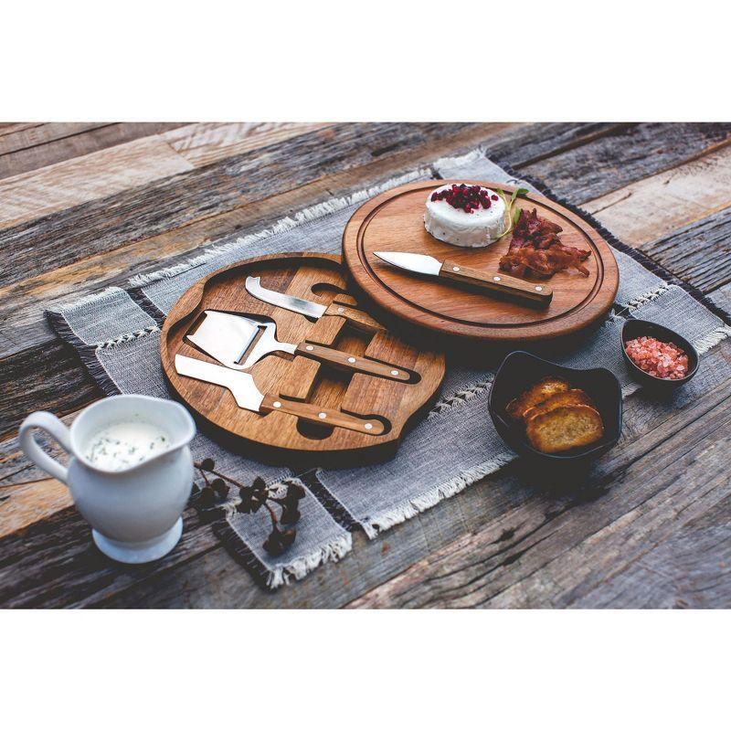 Toscana Acacia Circo Cheese Charcuterie Board and Tools Set