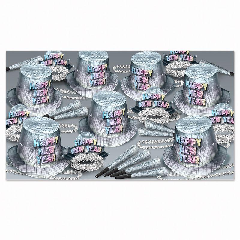 Beistle New Year Disco Fever Asst for 50 Multicolored