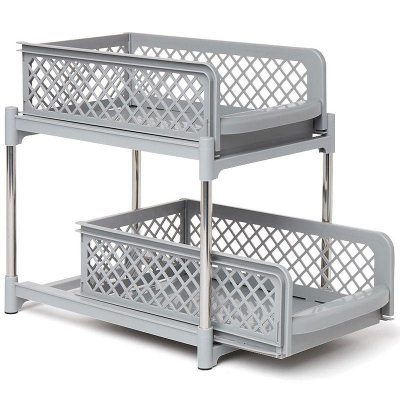 The Lakeside Collection 2-Tier Sliding Cabinet Baskets