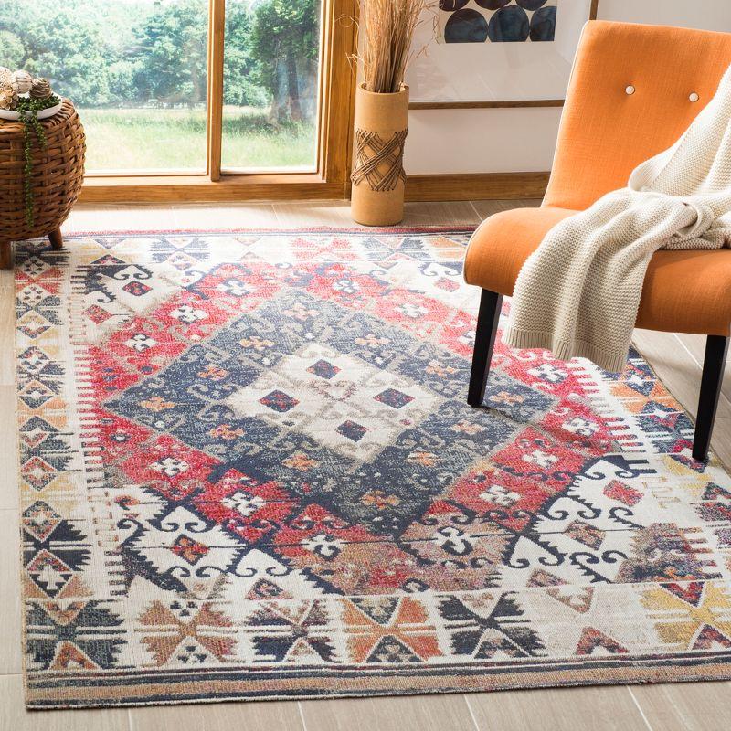 Montage MTG236 Power Loomed Indoor/Outdoor Area Rug - Rust/Multi - 8'x10' - Safavieh.