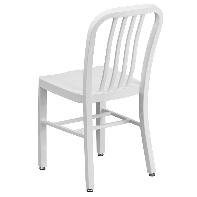 Flash Furniture Commercial Grade Metal Indoor-Outdoor Chair