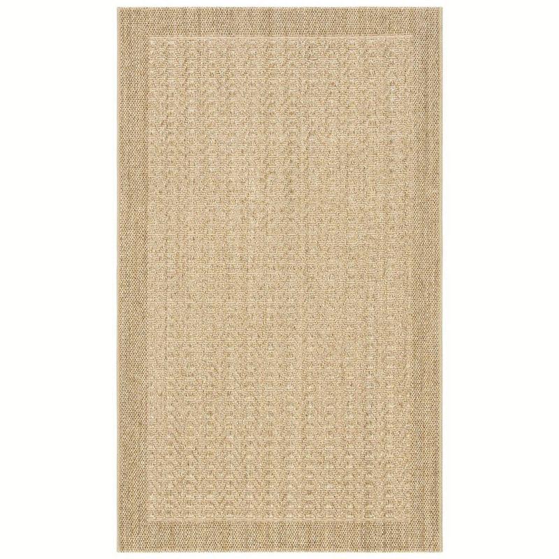 Huxley Sisal PAB321 Power Loomed, Jacquard Weave Indoor Accent Rug - 4'x6' - Desert Sand - Safavieh