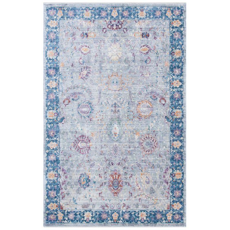 Illusion ILL703 Power Loomed Accent Rug - Light Grey/Purple - 3'x5' - Safavieh.