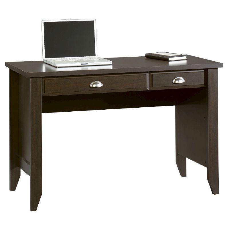 Jamocha Wood Computer Desk with Drawer and Keyboard Tray