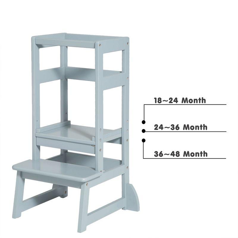 SDADI White 2 - Step Stool