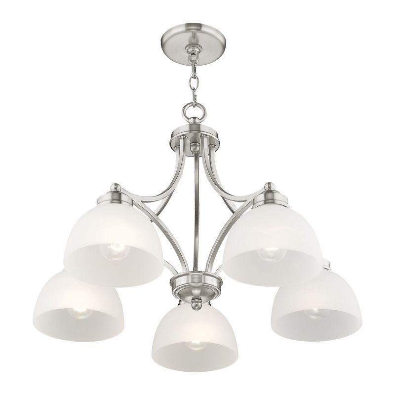 Livex Lighting Somerset 5 - Light Chandelier in  Brushed Nickel