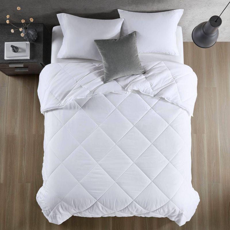 Sharper Image Cooling Touch Oversized Down Microfiber Lightweight Alternative Comforter White