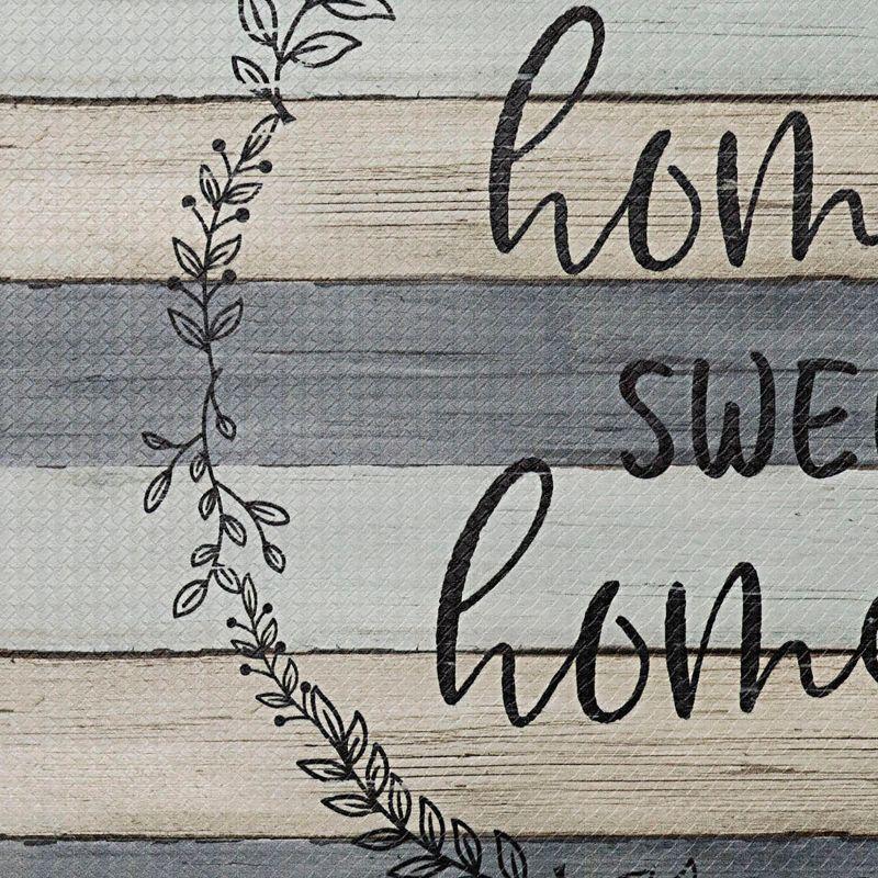 Home Sweet Home Gray Anti-Fatigue Kitchen Mat 17.5" x 30"