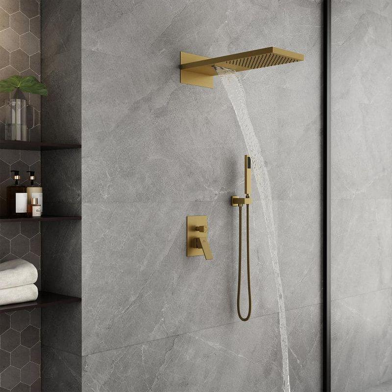 Cascade Bliss Luxury Complete Shower System with Rough-in Valve