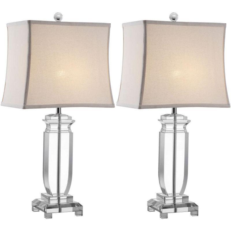 Olympia Crystal Table Lamp (Set of 2) - Clear - Safavieh