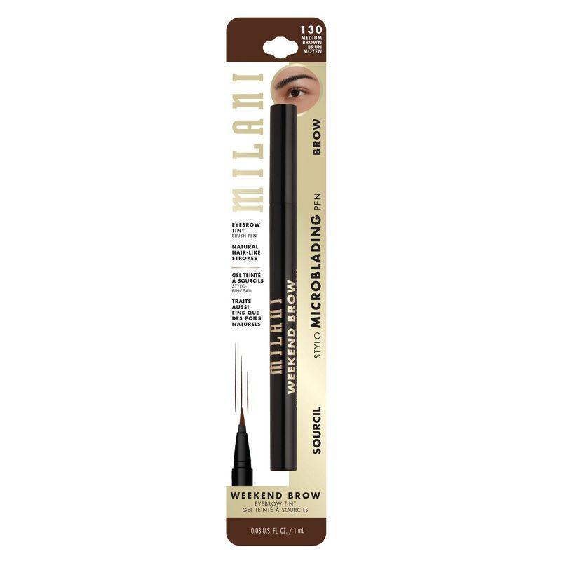 Milani Weekend Brow Eyebrow Tint - Medium Brown 130 - 0.03 fl oz