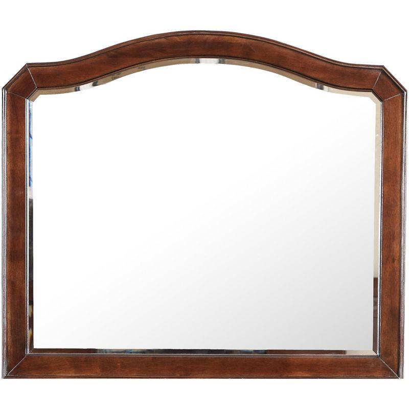 Triton 42" x 36" Arch Wood Framed Dresser Mirror