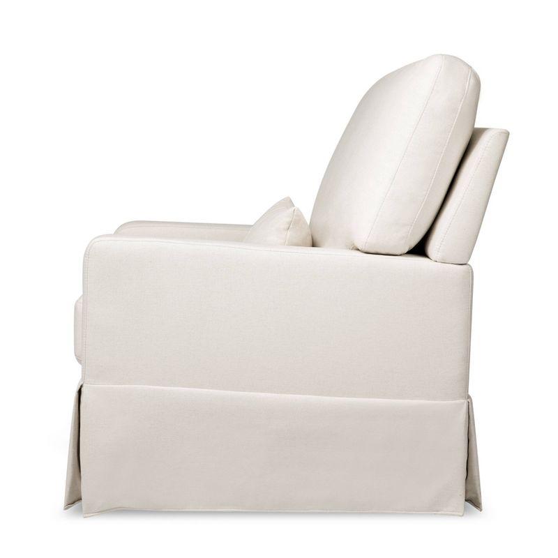 Crawford Upholstered Swivel Glider