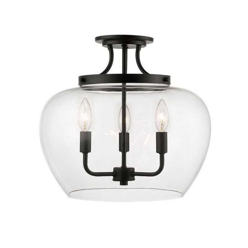 Z-Lite Joliet 3 - Light Semi-Flush Mount in  Olde Brass