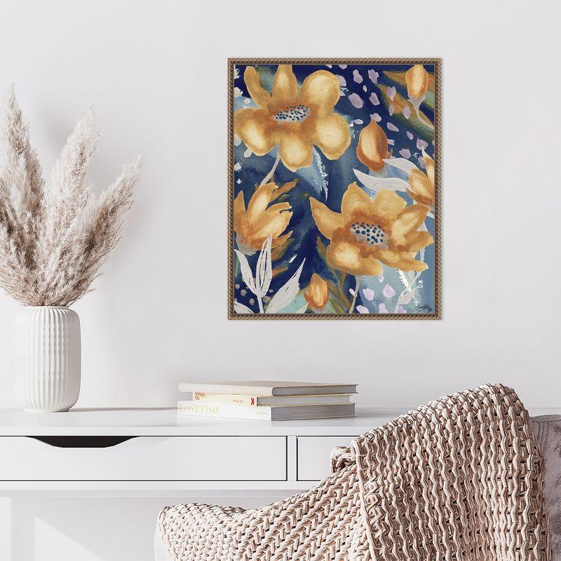 Amanti Art Femme Floral II by Elizabeth Medley Framed Canvas Wall Art