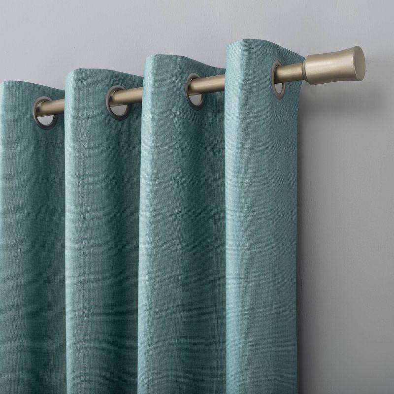 Sun Zero Blackout Duran Thermal Insulated Grommet Curtain Panel