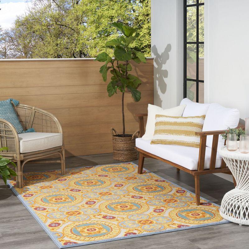 Lark Manor™ Isalia 5'3" X 7'5" Multicolor Tropical Rug