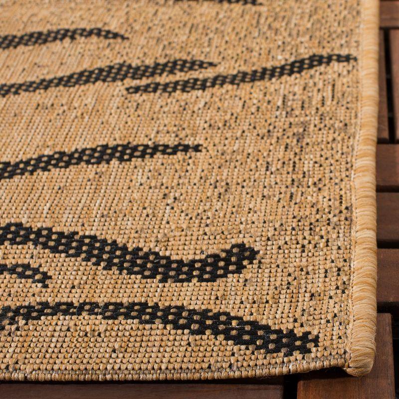 Courtyard CY6953 Power Loomed Indoor/Outdoor Accent Rug - Gold/Natural - 2'7"x5' - Safavieh.