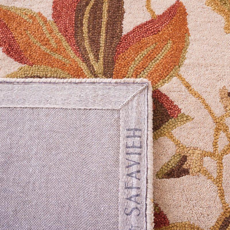 Blossom BLM913 Hand Hooked Indoor Runner Rug - Beige/Multi - 2'3"x8' - Safavieh