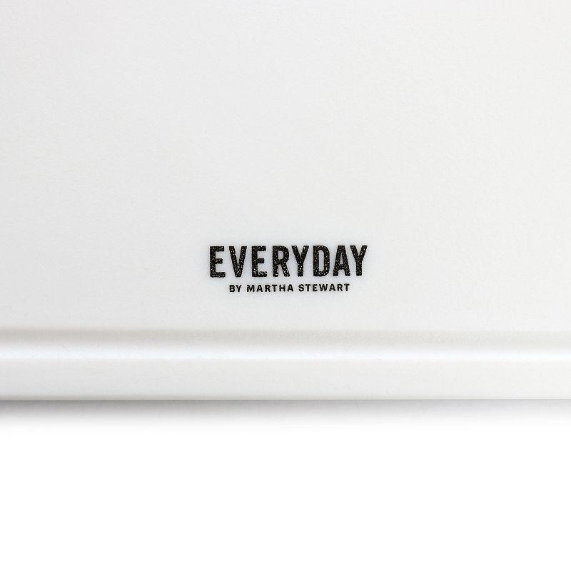 Martha Stewart Everyday Fayer Polypropylene 18in x 13in Cutting Board in White