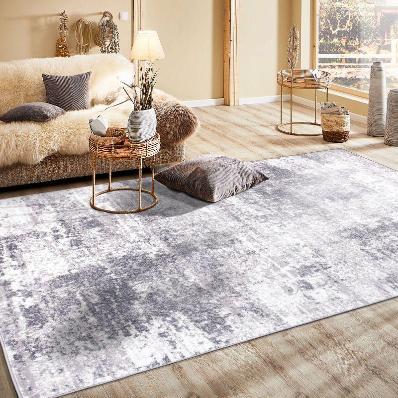 World Rug Gallery Distressed Abstract Area Rug