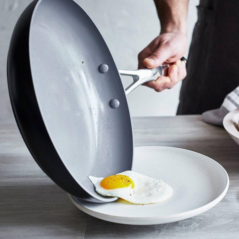 GreenPan GreenPan Valencia Pro Healthy Ceramic Nonstick 10" Frying Pan with Lid