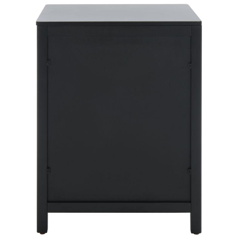 Miya 1 Drawer Nightstand - NST5012 - Black/Natural - Safavieh