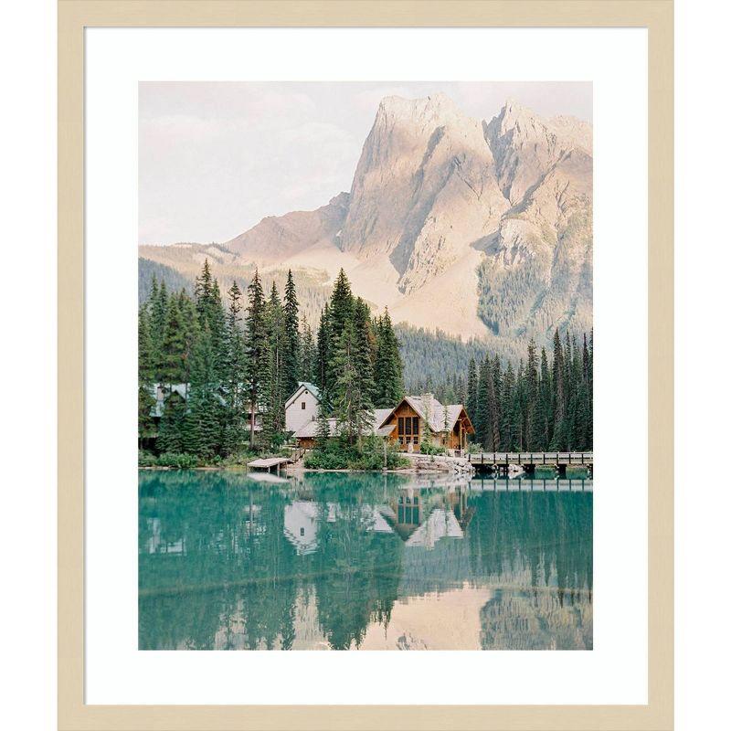 Amanti Art Lodge Reflection by Justine Milton Wood Framed Wall Art Print