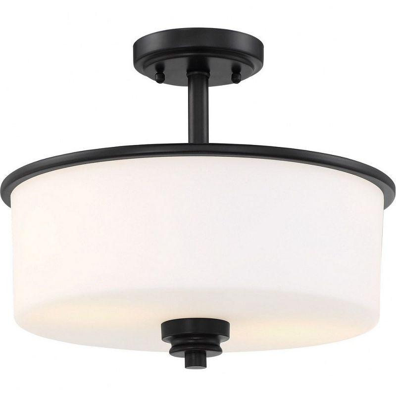 Craftmade Lighting Bolden 2 - Light Semi-Flush Mount in  Flat Black