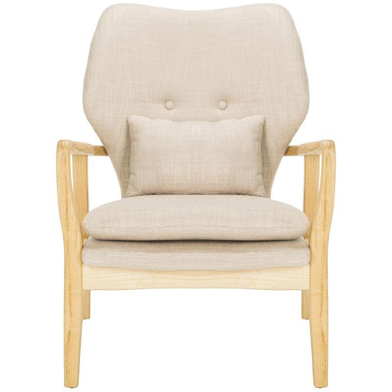 Tarly Accent Chair - ACH9500B - Beige/Natural - Safavieh