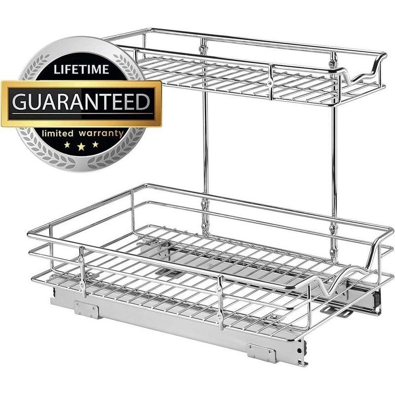 Hold N' Storage - 2 Tiers Under the Sink Organizer and Storage Pull Out