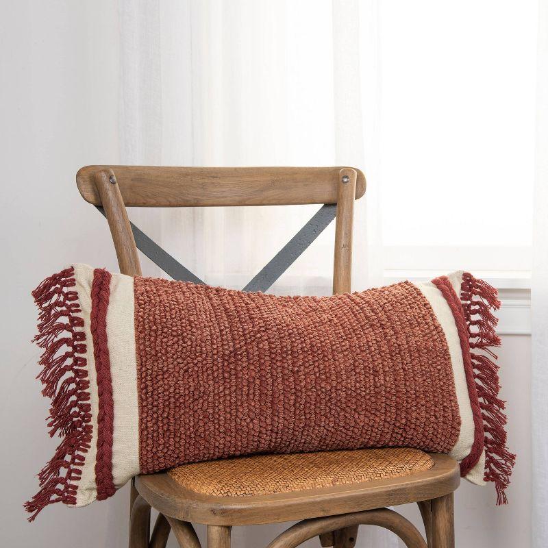 Fringed Throw Pillow