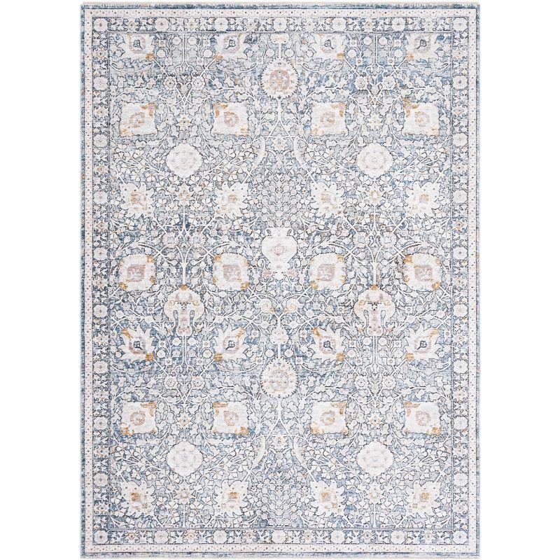 Moondust MND650 Power Loomed Area Rug - Ivory/Grey - 4'x6' - Safavieh.