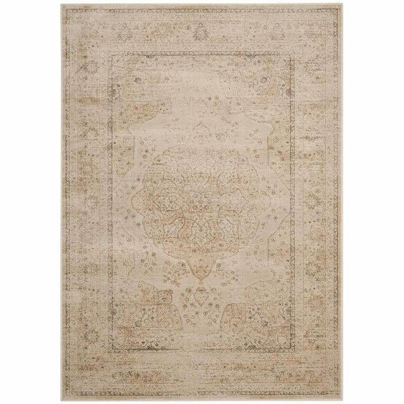 Vintage VTG158 Power Loomed Indoor Area Rug - Creme - 4'x5'7" - Safavieh.
