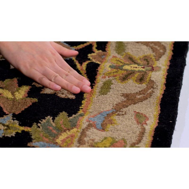Heritage HG628 Hand Tufted Area Rug - Red/Ivory - 8'3"x11' - Safavieh.