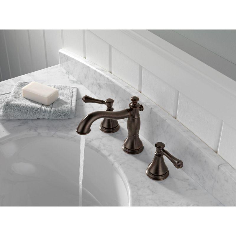 Cassidy Widespread Bathroom Faucet 3 Hole, 2-handle Bathroom Sink Faucet with Drain Assembly