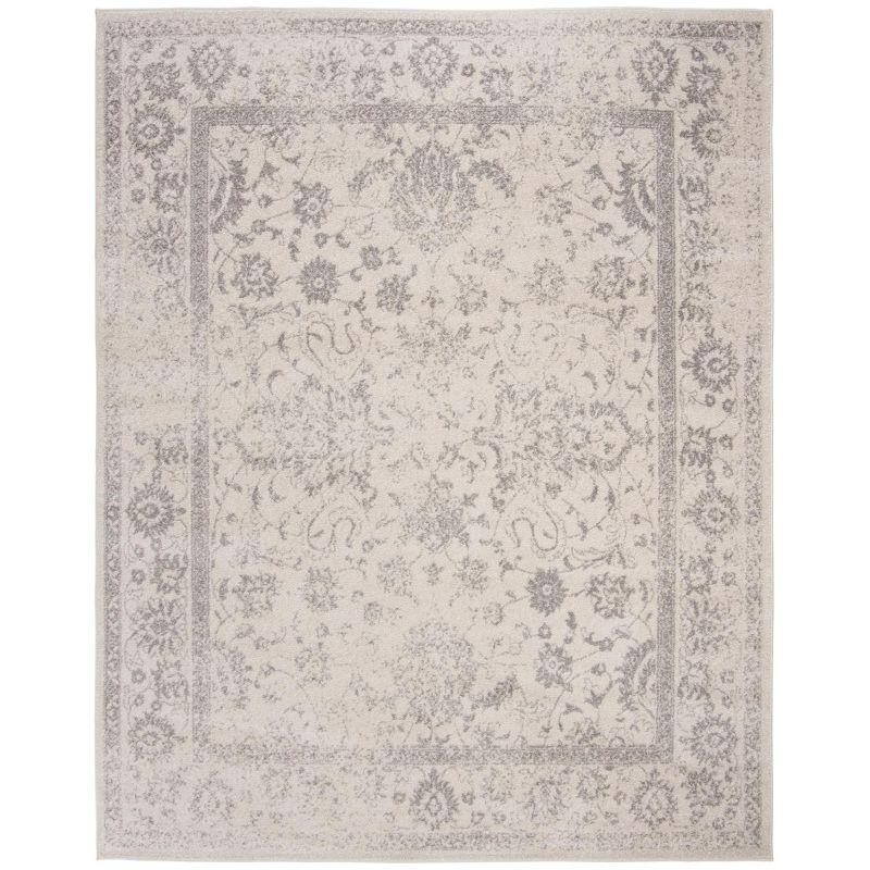 Adirondack ADR109 Machine Made Indoor Area Rug - Ivory/Silver - 9'x12' - Safavieh