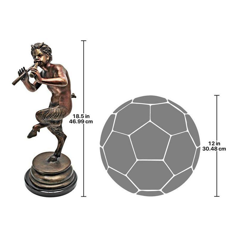 Design Toscano Pan, Greek God of the Forest Bronze Statue