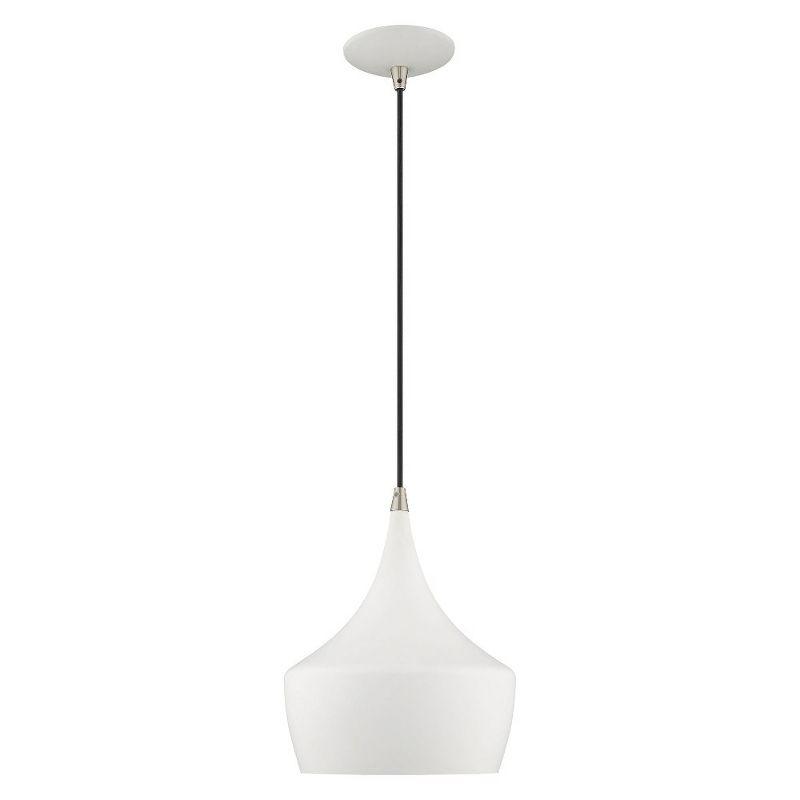 Schultz Single Light Metal Dimmable Pendant