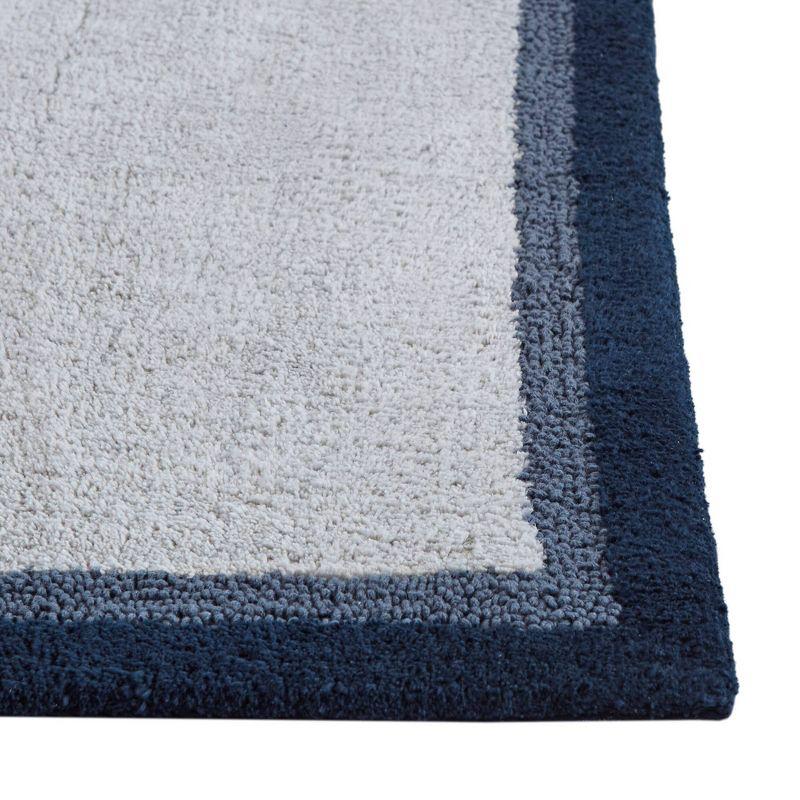 Salem Cotton Tufted Bath Rug Navy