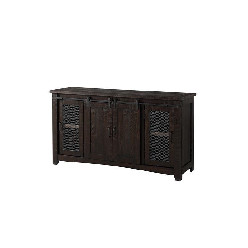 Durango 65" Solid Wood TV Stand Espresso Finish - Martin Svensson Home