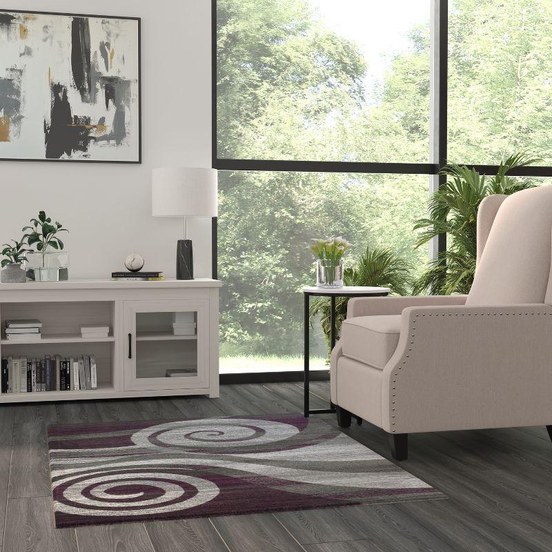 Masada Rugs Stephanie Collection Area Rug with Modern Contemporary Design 1103