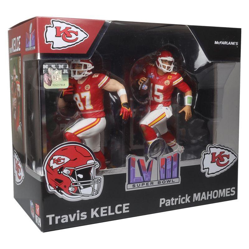 Mcfarlane Toys NFL McFarlane Figure Set |Travis Kelce & Patrick Mahomes