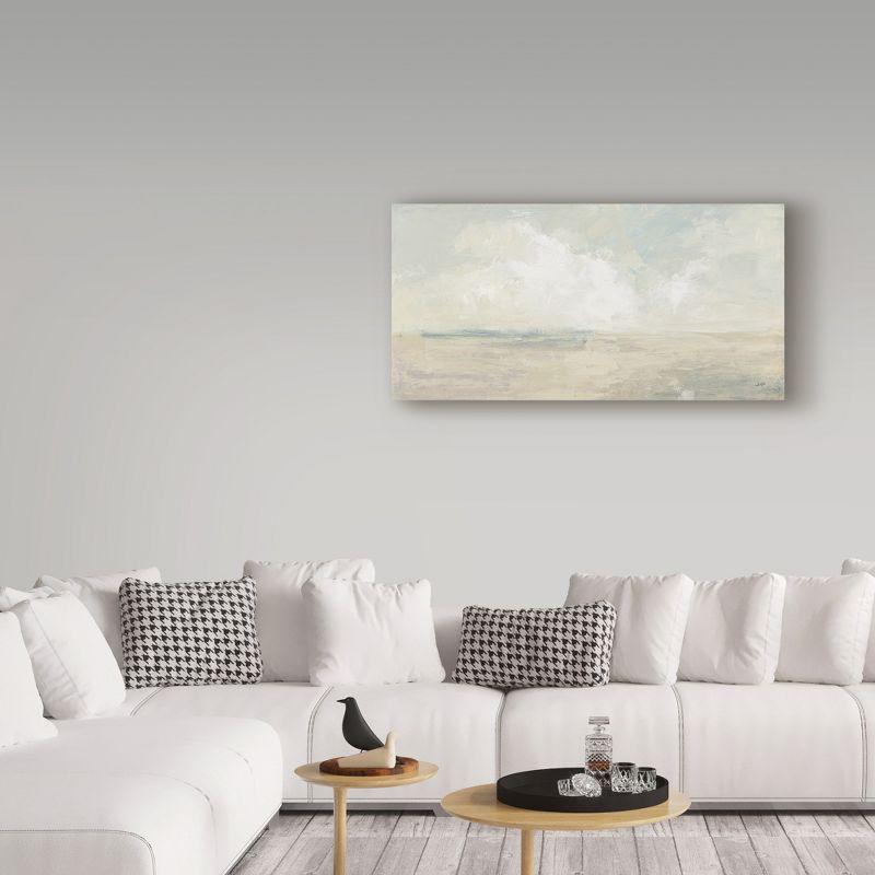 Trademark Fine Art -Julia Purinton 'Sky And Sand Pastel' Canvas Art