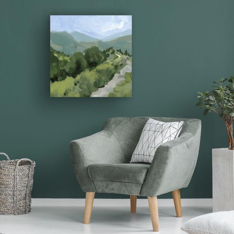 Trademark Fine Art - Victoria Barnes  Tree-lined Path I Canvas Art