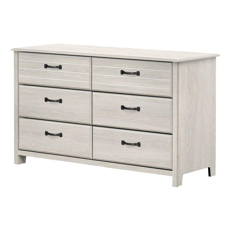 Winter Oak Double Dresser with Extra Deep Drawers