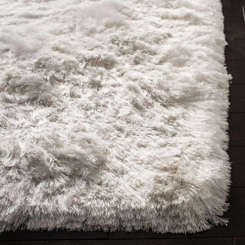 Ocean Shag OCG101 Hand Tufted Indoor Accent Rug - 4'x6' - Ivory - Safavieh
