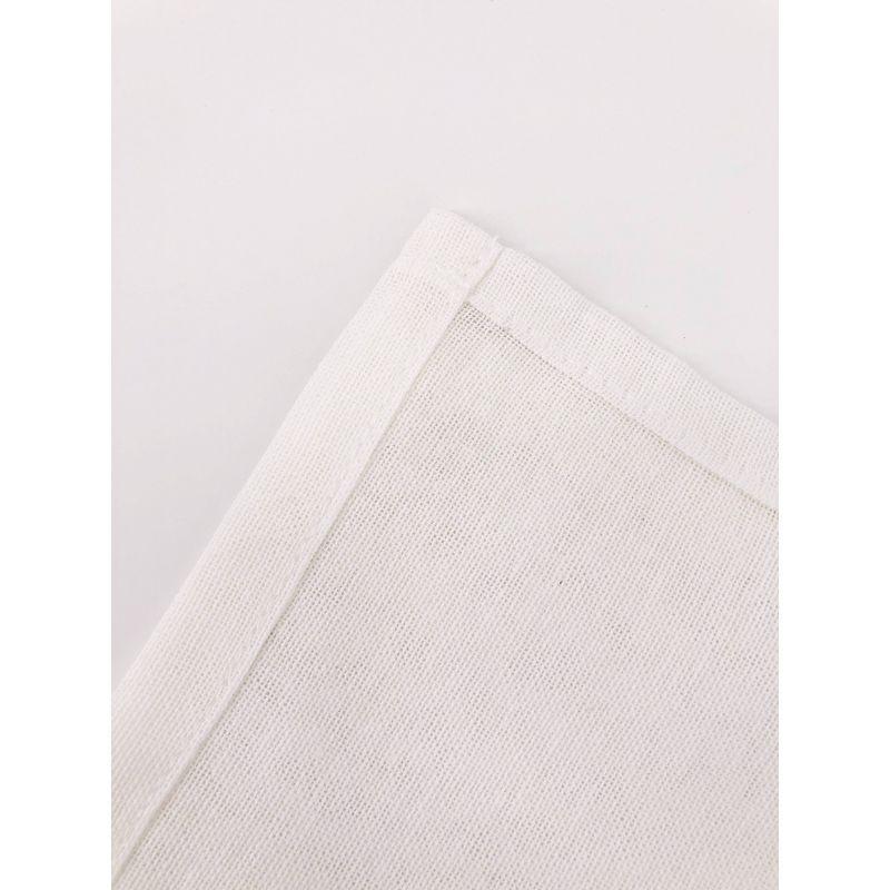 3pk Cotton Kitchen Towels White - MU Kitchen: Machine Washable, Plain Weave Dish Towels, Set of 3