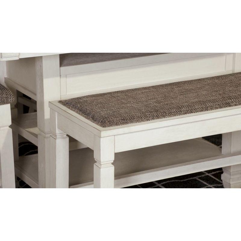 Bolanburg Counter Height Dining Room Bench Antique White - Signature Design by Ashley